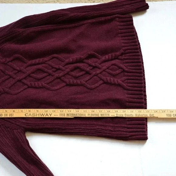 ATHLETA Maroon Merino Wool Sweater - Picture 4 of 4